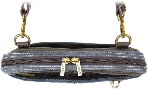 Chala Origami Xbody Crossbody Bag w/Metal Keychain - Dragonfly Blue in Saudi Arabia