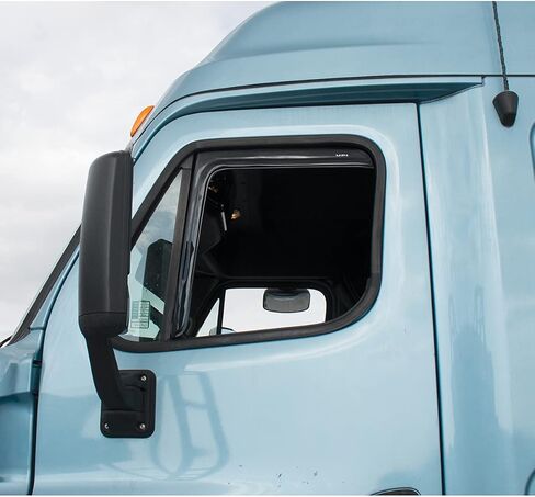United Pacific 91501 2008-2017 Freightliner Cascadia Acrylic Window Visor, Deflects Rain/Snow, Reduce Wind Noise - Smoke - ONE Set (Pack of 2) in Kuwait