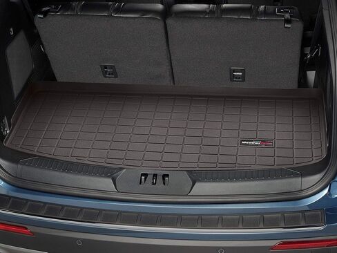 WeatherTech بطانة صندوق السيارة لسيارة GMC Acadia، Acadia Limited، Outlook - خلف الصف الثالث (43411)، كاكاو in Saudi Arabia
