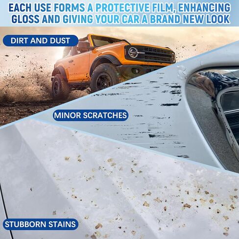 قطعتان من بخاخ طلاء نانو سريع المفعول لاستعادة طبقة الطلاء، 2026 عامل طلاء سريع المفعول جديد ومتطور للسيارات، عامل طلاء سريع التأثير لمقاومة غبار السيارة وتأثيرات الزجاج، ملمع صالة عرض السيارات طويل الأمد in Kuwait