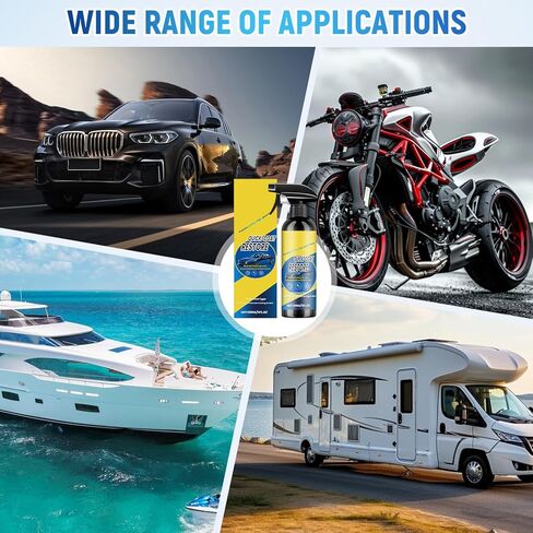 قطعتان من بخاخ طلاء نانو سريع المفعول لاستعادة طبقة الطلاء، 2026 عامل طلاء سريع المفعول جديد ومتطور للسيارات، عامل طلاء سريع التأثير لمقاومة غبار السيارة وتأثيرات الزجاج، ملمع صالة عرض السيارات طويل الأمد in Kuwait