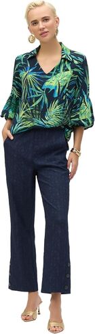 Joseph Ribkoff Women's Jacquard Pull-On Wide-Leg Pants in Kuwait