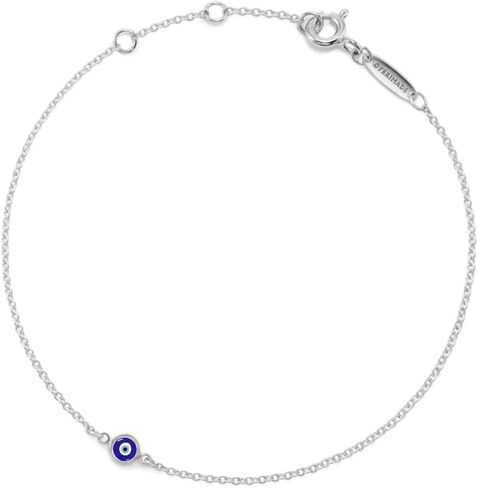 PERIMADE Dainty Evil Eye Bracelet for Women, 18K Gold Plated Adjustable Lucky Amulet Chain Bracelet, Sold 925 Sterling Silver Hypoallergenic Enamel Eye Charm Bracelet Protection Jewelry Gifts in Kuwait