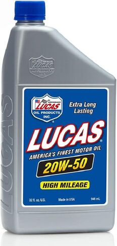 Lucas Oil 10252-6PK SAE 20W-50 Plus Racing Oil - 1 Quart Bottle, (Case of 6) in Saudi Arabia