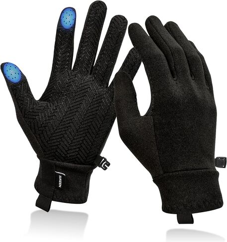 Sukeen Lightweight Running Gloves for Men Women Touchscreen Anti-Slip Sports Gloves Winter Warm Gloves for Cycling, Driving in Saudi Arabia