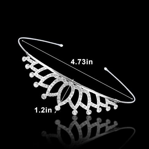 Tiaras for Women Girls 16PCS Sparkly Rhinestone Princess Crown Headband Cute Small Tiara Crown Headbands Set for Birthday Party Costume Wedding Halloween in Saudi Arabia