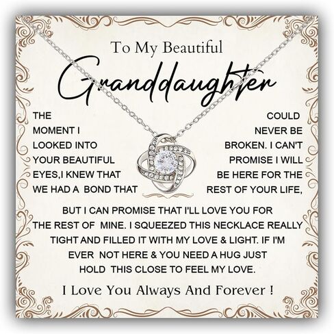 To My Granddaughter Necklace, Granddaughter Necklace Gifts From Grandma Or Grandpa, Necklace Gift For Granddaughter On Birthday Christmas Wedding, Graduation Necklace Gift For Granddaughter in Saudi Arabia