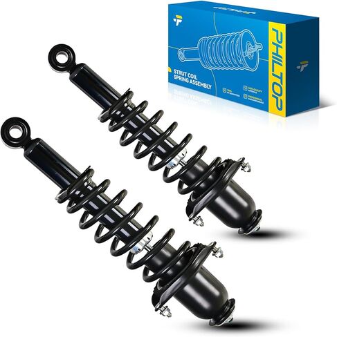 مجموعة الدعامات الخلفية من PHILTOP لسيارة Toyota 2009-2013 Corolla، 172599L/172599R مجموعة كاملة من الدعامات وامتصاص الصدمات، دعامات تعليق سريعة محملة بزنبرك ملفوف in Saudi Arabia