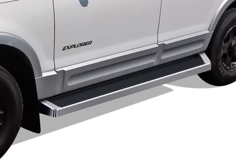 APS Running Boards (Nerf Bars Side Steps Step Bars) Compatible with Ford Explorer Mercury Mountaineer 2002-2005 4-Door (Exclude Sport Model) (Silver Running Board Style) in Saudi Arabia