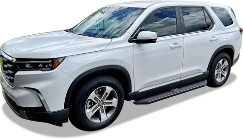 APS Black Stainless Steel Running Boards Style Compatible with Honda Pilot 2016-2022 (Side Steps Side Bars) 6in Wide in Saudi Arabia