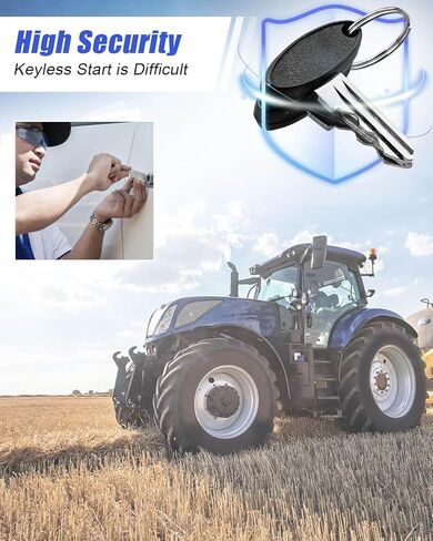 SBA385201890 87760272 مفتاح إشعال مع مفتاح مناسب لـ New Holland TC30 1620 1920 2120 CM224 CM274، أسطوانة قفل الإشعال للجرار in Saudi Arabia