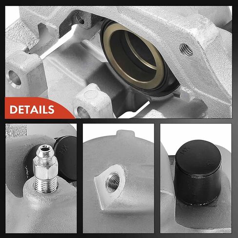 A-Premium Disc Brake Caliper Assembly with Bracket Compatible with BMW E46 Series 325i 2006, 325xi 2006, E90 Series 328i 2007, 328xi 2007 - Front Driver and Passenger - 2-PC set in Saudi Arabia