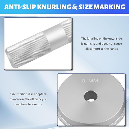 10PCS Car Bearing Press Kit,Non-damaging Car Bearing Race and Seal Driver Set for Installing Wheel Bearings with 9 Sizes Adapters/Seal Driver Handle,Essential Seals Installer Kit in Kuwait