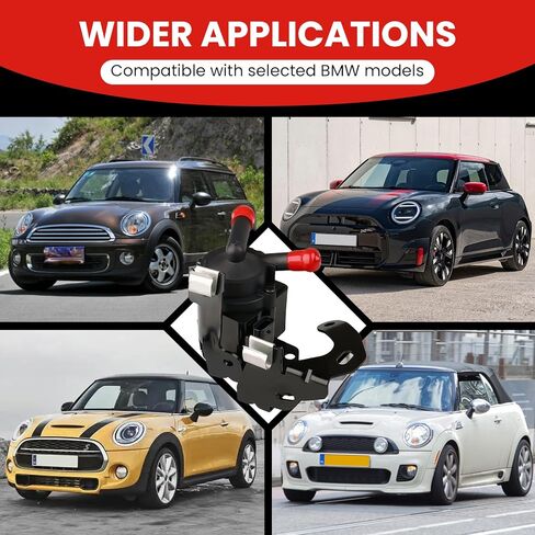 مضخة مياه مساعدة للمحرك مع دعامة لـ Cooper R55 R56 R57 R58 R59 R60 R61 مضخة مياه كهربائية لتبريد المحرك استبدال 11537630368 11537619360 in Kuwait