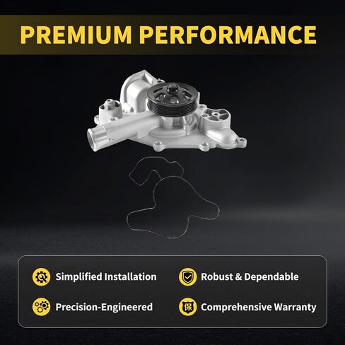 AW6698 Engine Water Pump Kit Fit for Jeep Commander/Grand Cherokee, Dodge Challenger Charger, Chrysler 300 2009 2010 V8 5.7L 53022095AA, 53022095AD in Saudi Arabia
