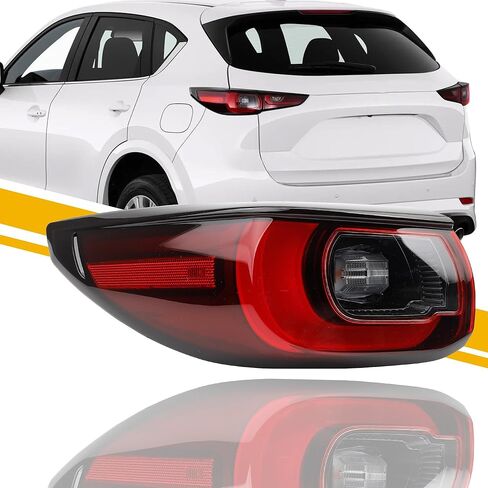 Dasbecan Tail Light Assembly Compatible with 2022-2024 Mazda CX-5 Taillight (LED Halogen) Rear Lamp Left Driver Side Replace#KPF151160 MA2804138 in Saudi Arabia