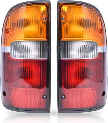 Tail Light Assembly Compatible with 1995-2000 Tacoma Tail lights Rear Brake Lamp with Bulbs and Wiring Harness, Passenger and Driver Side in Kuwait