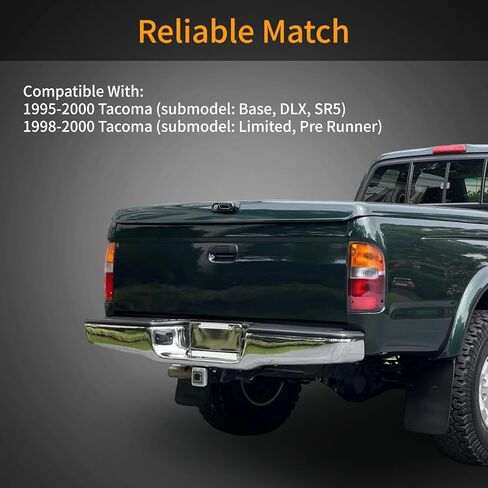 Tail Light Assembly Compatible with 1995-2000 Tacoma Tail lights Rear Brake Lamp with Bulbs and Wiring Harness, Passenger and Driver Side in Kuwait