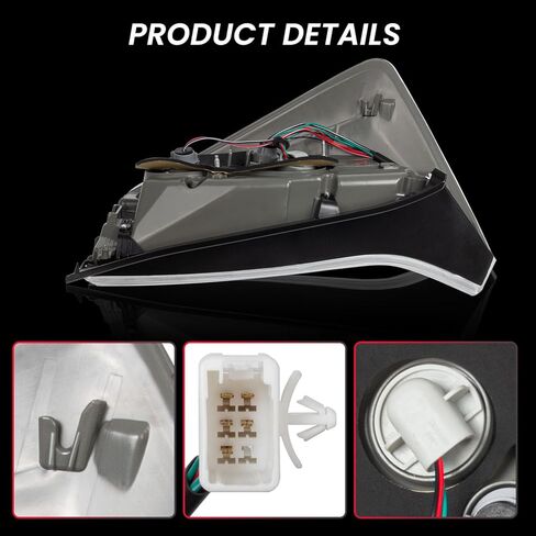 Tail Light Compatible with 2010 2011 Toyota Prius Right Passenger Side Rear Brake Lamp Taillight Replaces 8155147111 81551-47111 in Kuwait