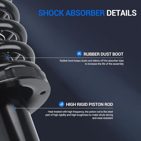 Autoround 171377L 171377R Front Strut Shock Absorber Compatible with Jeep Grand Cherokee 2005-2010/ Commander 2006-2010 w/Coil Spring Assembly in Saudi Arabia