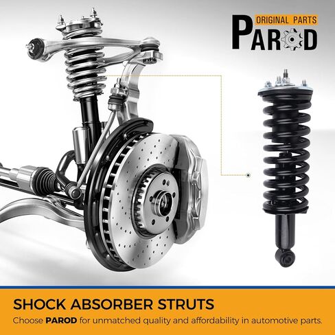 PAROD Pair Shock Absorber Strut Fit for Nissan Frontier 2005-2021, Suzuki Equator 2009-2012 Front w/Coil Spring Assembly RWD; 4.0L V6 Replace for 271102 in Saudi Arabia