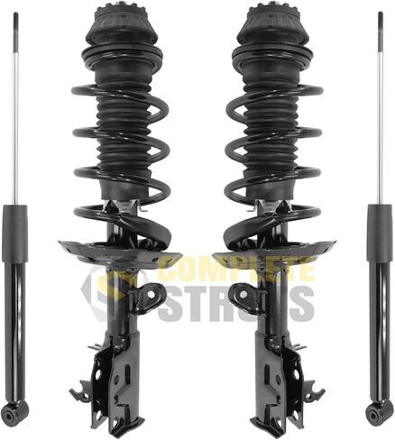 COMPLETESTRUTS - مجموعات دعامة أمامية سريعة كاملة مع نوابض لولبية واستبدال ممتص الصدمات الخلفي لسيارة Honda Fit 2015-2020 in Saudi Arabia