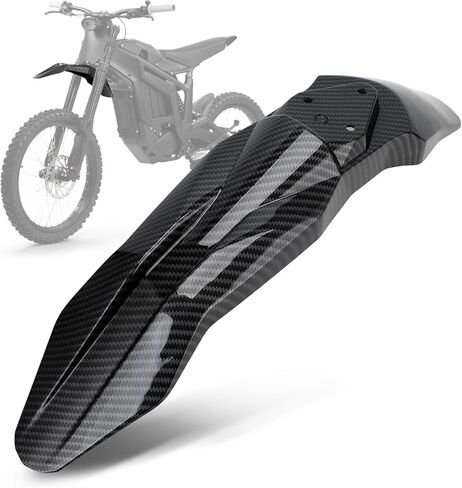 Electric Dirt Bike Front Fender Carbon Fiber Pattern Mudguard Protector for Talaria Taparia Sting X3 MX3 MX4 MX5 Pro Off Road Motorcycle in Saudi Arabia