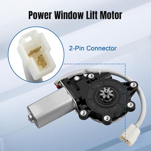 Passenger Right Side Power Window Lift Motor Compatible with 1998-2008 Subaru Forester, 02-07 Subaru Impreza 1998 1999 2000 2001 2002 2003 2004 2005 2006 2007 2008, 742-803 in Saudi Arabia