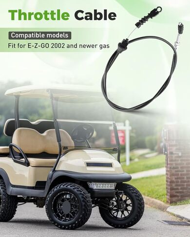 Throttle Cable 72714-G01 Fit for E-Z-GO 2002 and Newer Gas, Governor to Carburetor 52¼" in Saudi Arabia