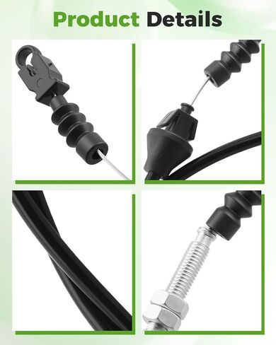 Throttle Cable 72714-G01 Fit for E-Z-GO 2002 and Newer Gas, Governor to Carburetor 52¼" in Saudi Arabia