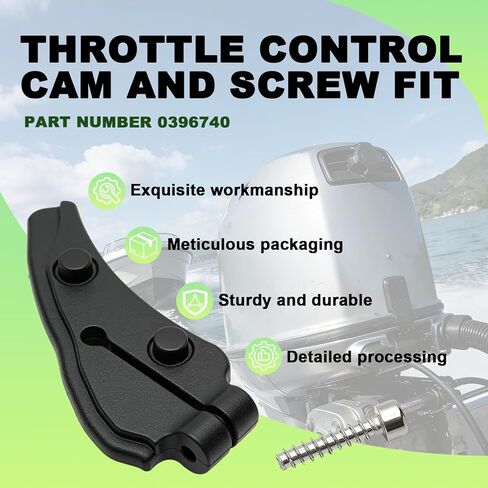Throttle Control Cam and Screw Fit for Johnson Evinrude Replace 0396740, Cam and Screw Assembly Replacement in Saudi Arabia