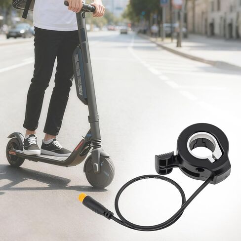 130X Thumb Throttle, Inner Diameter 9 mm 3 Pin Male Connector for Electric Bike/Scooter, 12V-72V Universal Voltage, IPX4 Waterproof, Fits 22.2mm Handlebars,Ambidextrous Design in Kuwait