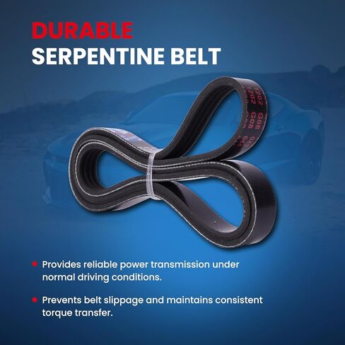 MOCA Serpentine Belt 4PK1160 Fits for 2011-2013 for Honda Cr-Z 1.5L, 2010-2013 for Insight L4 1.3L Accessory Drive, 2013-2014 for Honda Insight L4 1.3L Water Pump and Alternator in Saudi Arabia