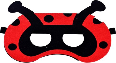 مجموعة أزياء الدعسوقة للفتيات - أجنحة، وعصابة رأس هوائي، ونظارات شمسية وقفازات بدون أصابع لحفلات الهالوين، للأعمار من 4 إلى 12 عامًا in Kuwait