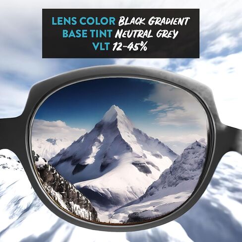 Apex Lenses Black Gradient Replacement Lenses for Caddis Hooper Sunglasses in Saudi Arabia
