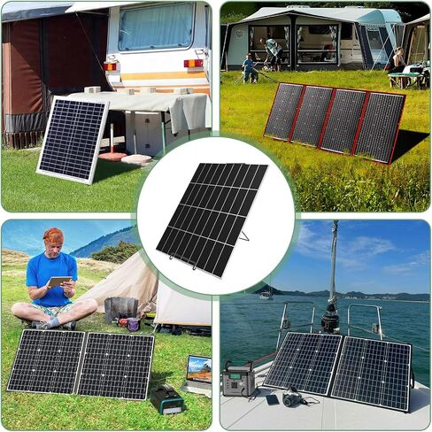 2 Pack Solar Panel Stand, Folding Solar Panel Stand Mounting Bracket - Quick Angle Adjustment, Portable Suitable for Solar Panels Less Than 0.35 Inches Thick in Kuwait