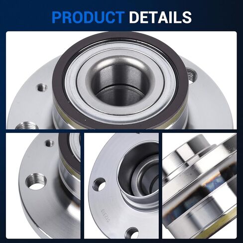 Autoround 512319 Rear FWD Wheel Hub Bearing Assembly Compatible with 12-19 VW Beetle, 05-18 VW Jetta Passat CC Eos W/ABS [Pack of 2] in Saudi Arabia