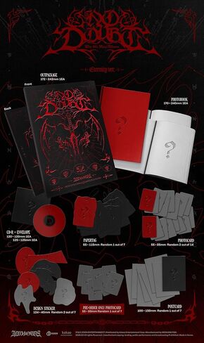 (Set : Eternity+Infinity) ALL(H) OURS NO DOUBT 5th Mini Album with Tracking ALLHOURS in Saudi Arabia