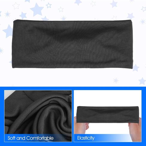 Sibba 3 x Sports Sweatbands Football Headband Elastic Breathable Running Headbands Sweat Wicking Wide Headband Sweatband Athletic Sweat Band Hair Bands for Basketball, Tennis, Soccer, Cycling, Fitness in Saudi Arabia