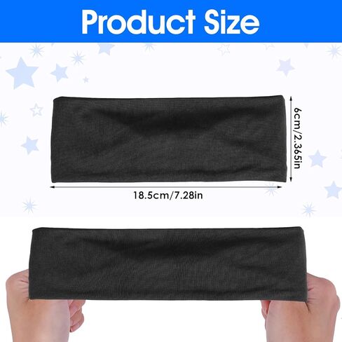 Sibba 3 x Sports Sweatbands Football Headband Elastic Breathable Running Headbands Sweat Wicking Wide Headband Sweatband Athletic Sweat Band Hair Bands for Basketball, Tennis, Soccer, Cycling, Fitness in Saudi Arabia