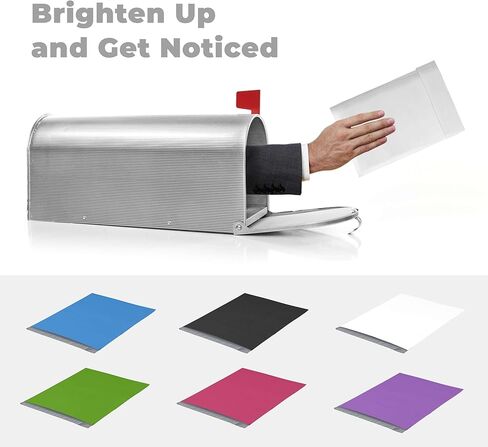 أكياس بريد صغيرة من البوليستر مقاس 5 × 7، أكياس شحن بيضاء صلبة - أكياس بولي خالية من التمزق والثقب - أكياس بريد مقاومة للماء - أكياس تغليف للأعمال الصغيرة - عدد 200 in Kuwait