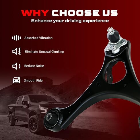 Front Lower Control Arm and Ball Joint Assembly Compatible with 2006-2011 Honda Civic 1.3L 1.8L, 2006-2010 Acura CSX 2.0L, replace# K620382 K620383, 2pcs in Kuwait