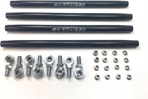 50 Caliber Racing RZR XP 1000 Radius Rods Heavy Duty Aluminum Kit Fits Polaris RZR XP1000 Radius Rods for 2016-2017 | 10mm Bolt | Black | [RR1000CB] in Kuwait