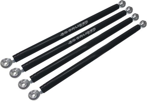 50 Caliber Racing RZR XP 1000 Radius Rods Heavy Duty Aluminum Kit Fits Polaris RZR XP1000 Radius Rods for 2016-2017 | 10mm Bolt | Black | [RR1000CB] in Kuwait