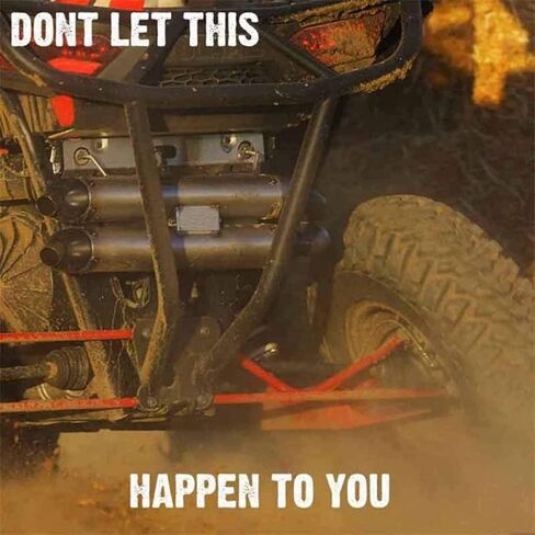 50 Caliber Racing RZR XP 1000 Radius Rods Heavy Duty Aluminum Kit Fits Polaris RZR XP1000 Radius Rods for 2016-2017 | 10mm Bolt | Black | [RR1000CB] in Kuwait