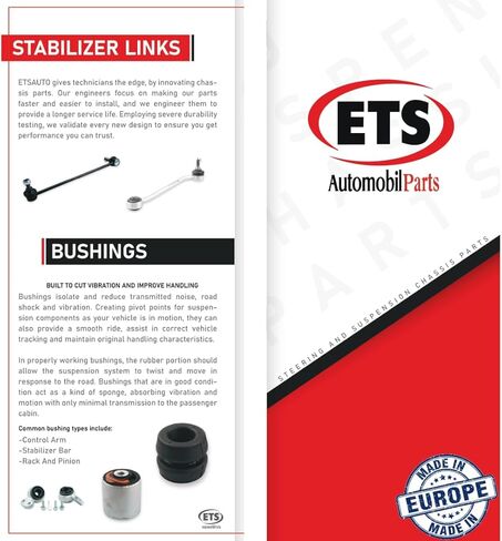 ETS 2 قطعة قضيب تثبيت رابط خلفي يمين ويسار K80952 K80951 يناسب أودي 90 كواترو A4، 02.LB.642.643 in Kuwait