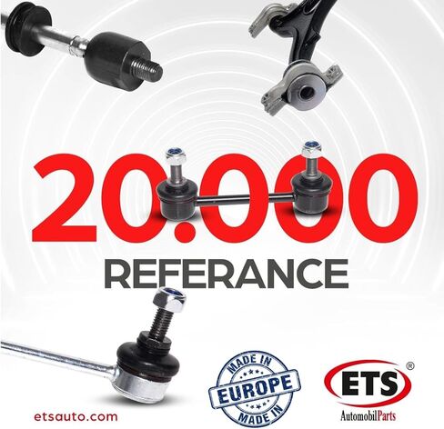 ETS 2 قطعة قضيب تثبيت رابط خلفي يمين ويسار K80952 K80951 يناسب أودي 90 كواترو A4، 02.LB.642.643 in Kuwait