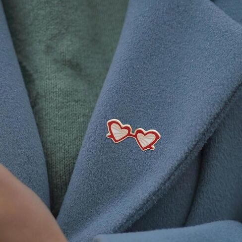 دبابيس طية صدر السترة من مينا هاواي، 4 قطع صغيرة من دبابيس النظارات الاستوائية للطوق، والقبعات، والحقائب، وإكسسوارات أزياء حفلات هاواي (نمط مختلط) in Kuwait