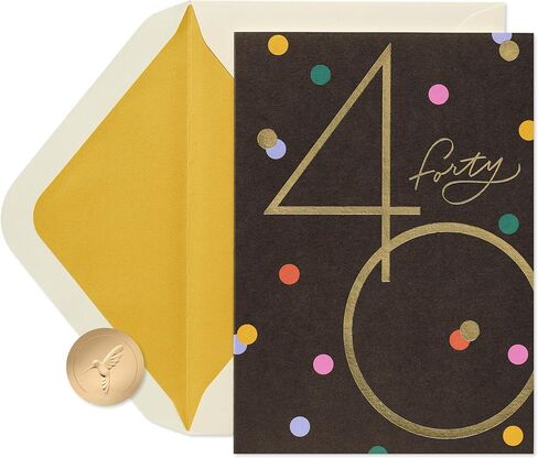 Papyrus 40th Birthday Card for Women, Perfect for Friends or Daughter (Best Decade Yet) in Saudi Arabia