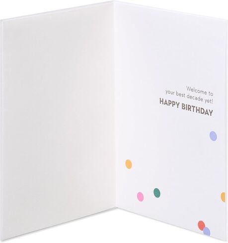 Papyrus 40th Birthday Card for Women, Perfect for Friends or Daughter (Best Decade Yet) in Saudi Arabia